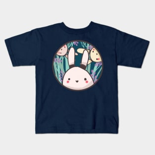 Three cute bunnies Kids T-Shirt